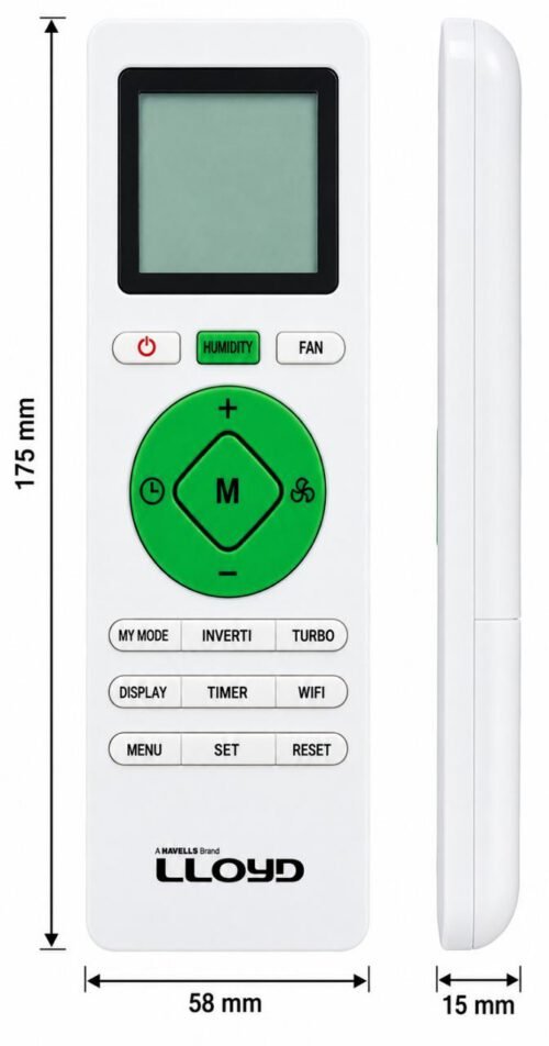 Lloyd AC Remote Control – Compatible Replacement Remote