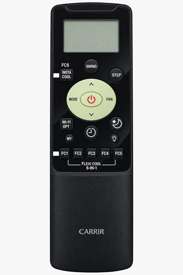 WhatsApp Image 2026-09-01 at 10.19.21 AM Carrier AC Remote Control – 6-in-1 Flexi Cool Compatible Replacement
