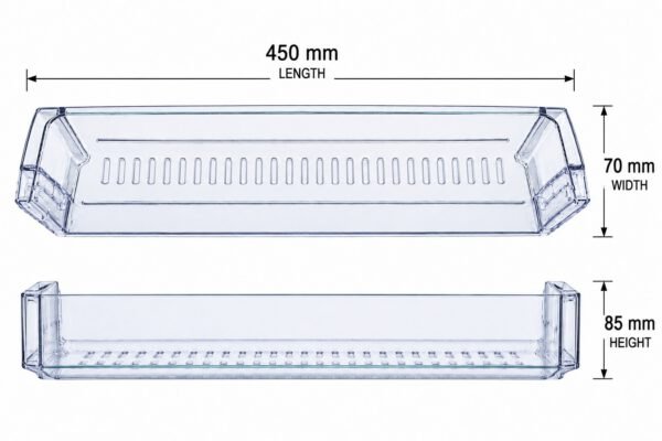 WhatsApp Image 2026-09-12 at 1.19.17 PM LG Single Door Refrigerator Bottle Shelf – Transparent Door Rack